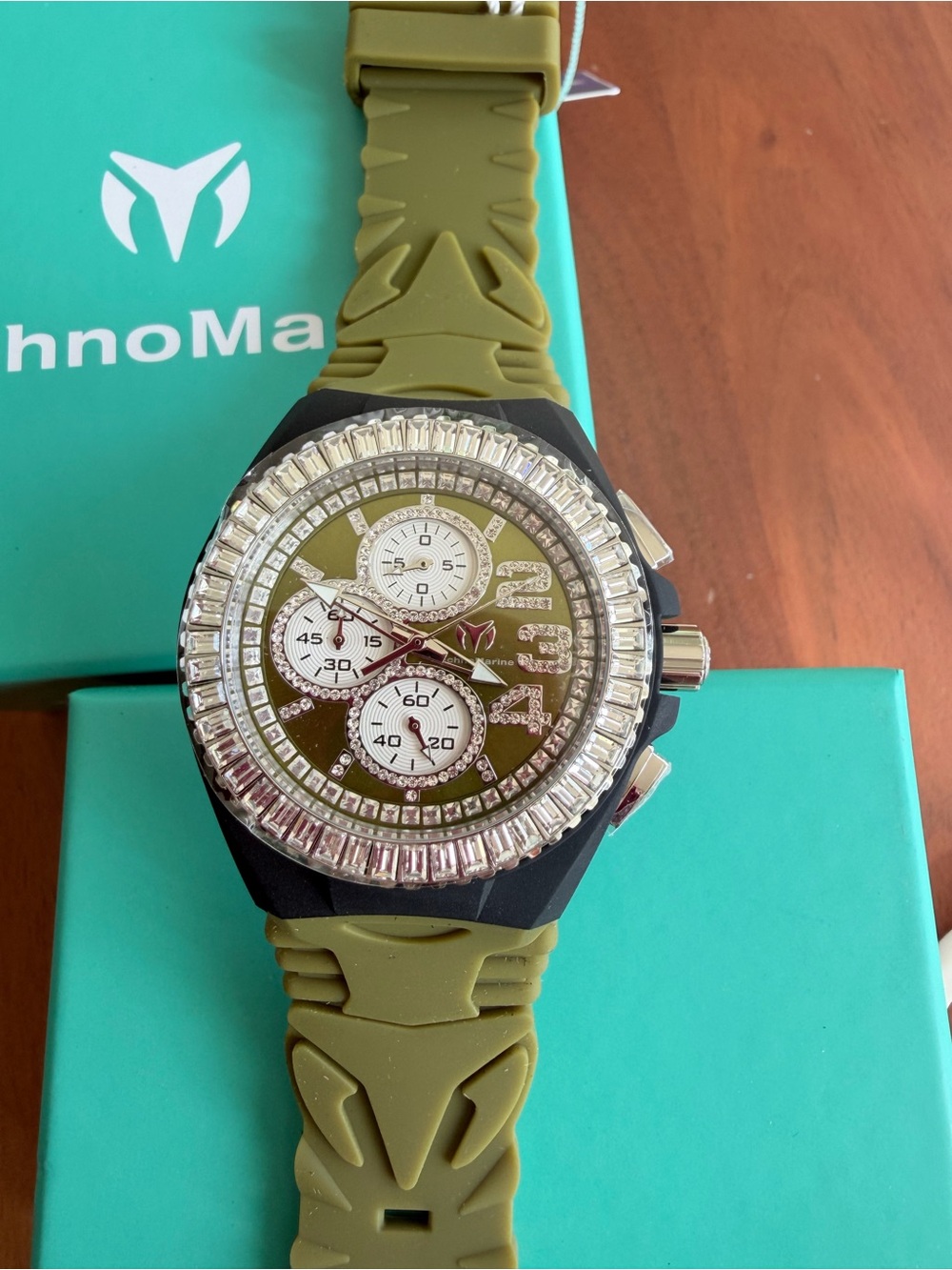 🪼 NWT TechnoMarine Cruise JellyFish TM-121183 45mm Chronograph MSRP $550